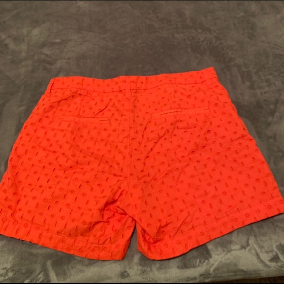 Bright Orange Keyhole Shorts, Old Navy - Picture 2 of 3